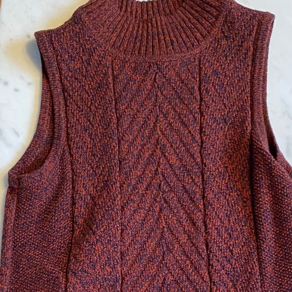 Fall red knit dress